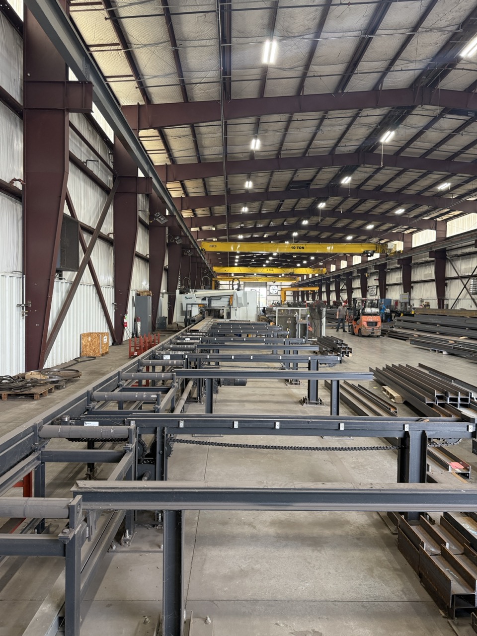 Ficep Valiant Steel Processing Line with 453 VLB Beam Drill & K100E Band Saw, 2021/2023 - Image 12