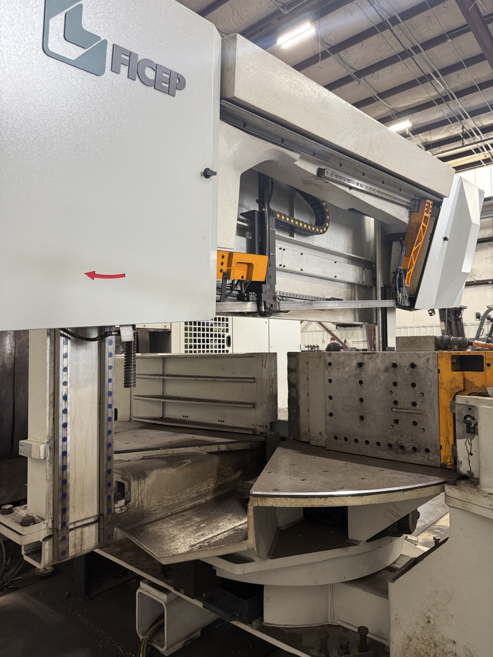 Ficep Valiant Steel Processing Line with 453 VLB Beam Drill & K100E Band Saw, 2021/2023 - Image 15