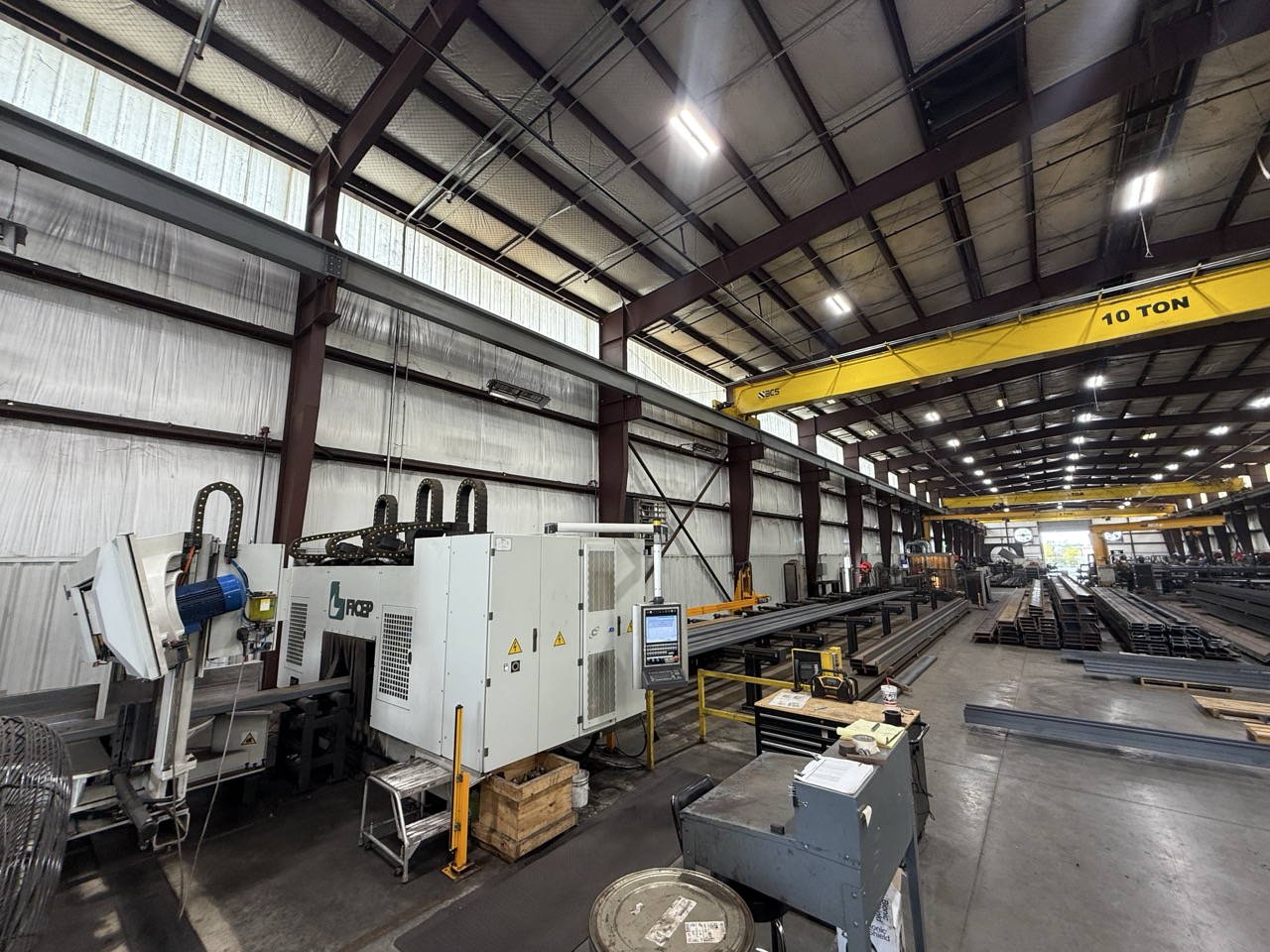 Ficep Valiant Steel Processing Line with 453 VLB Beam Drill & K100E Band Saw, 2021/2023 - Image 32
