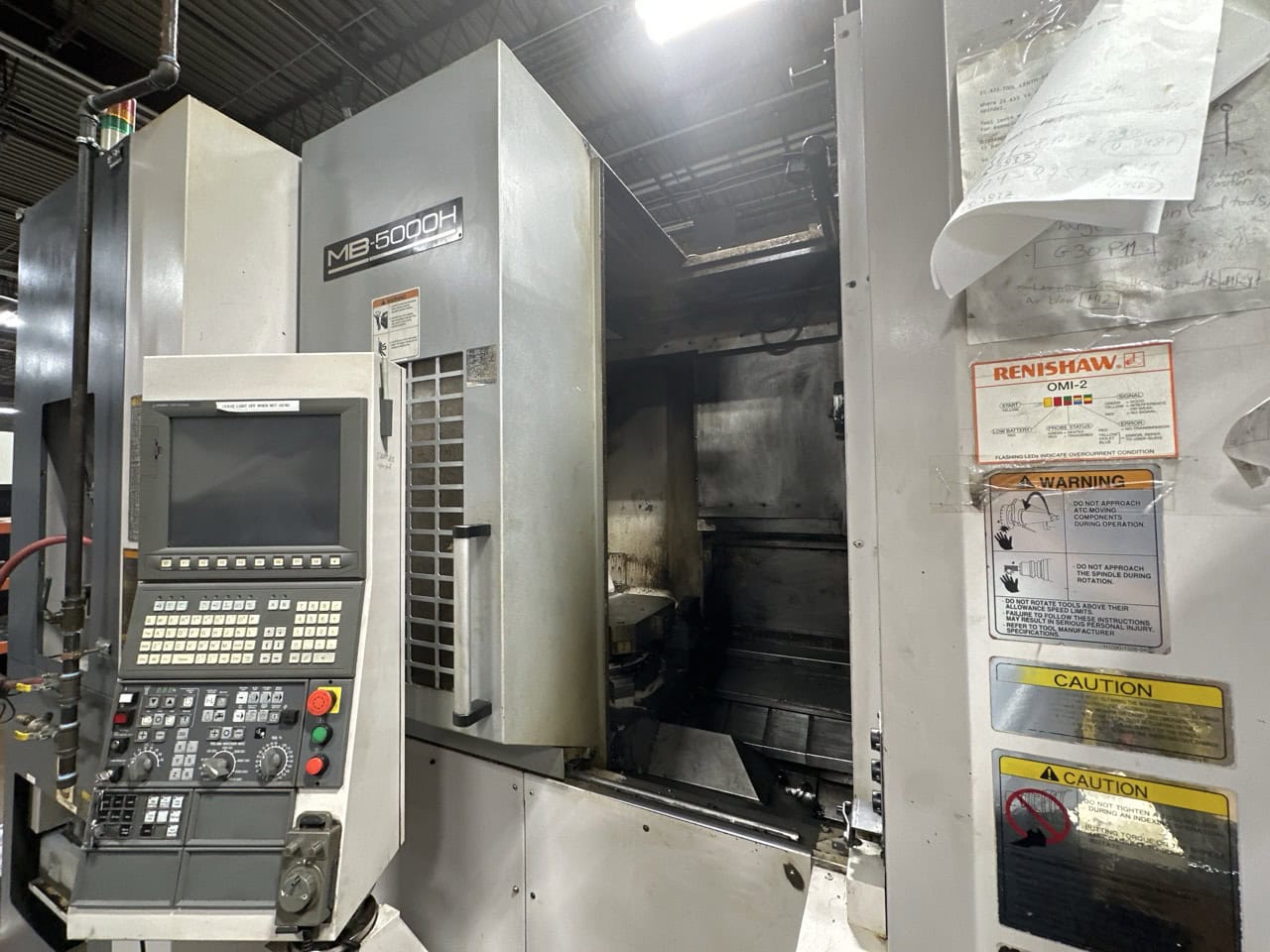 Okuma MB-5000H Horizontal Machining Center, 2011 - OSP-P200MA, 60 ATC, 1,000 PSI TSC, Renishaw Probe - Image 4