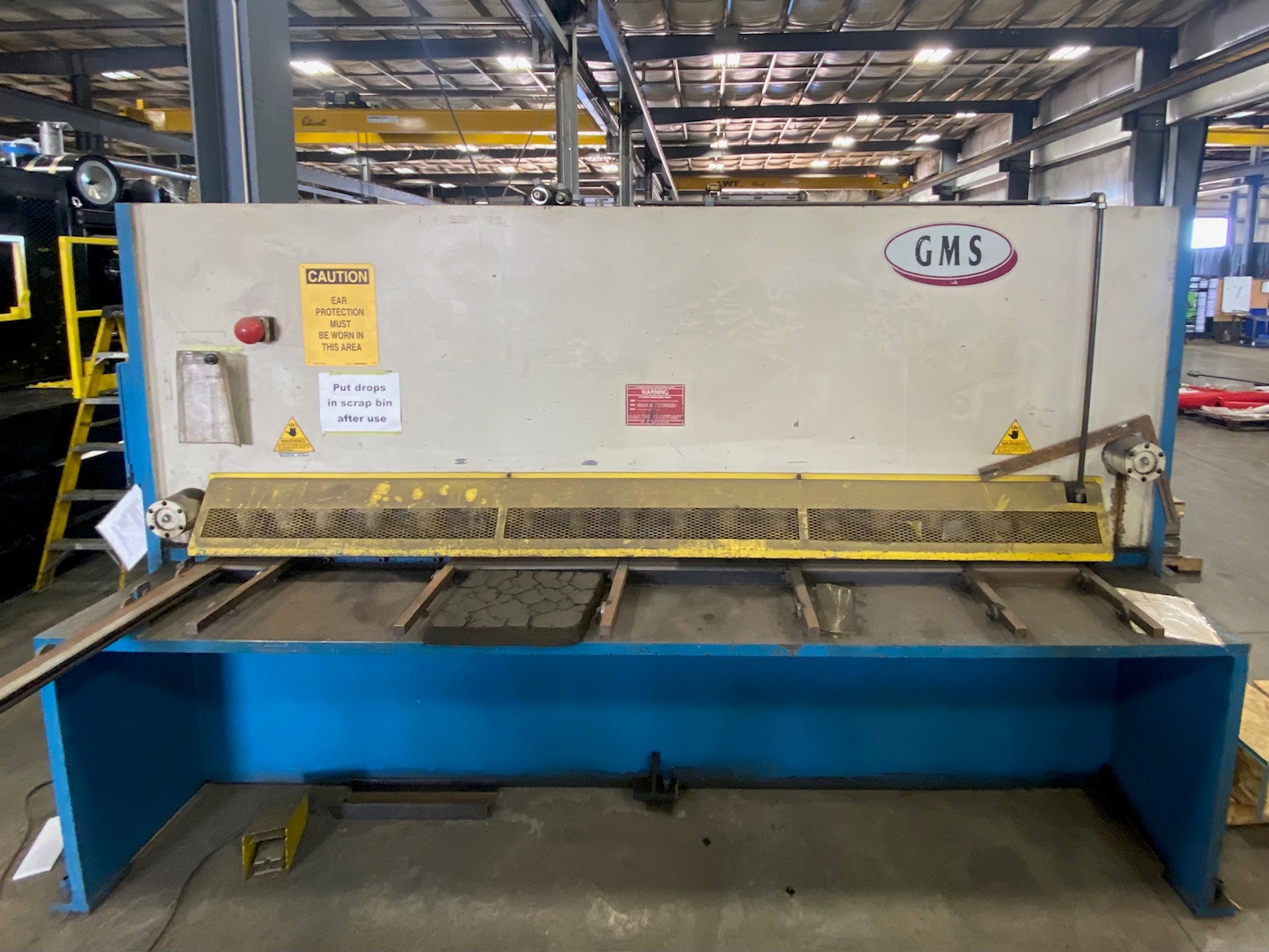 1/2" x 10' GMS GMV 3013 Hydraulic Guillotine Shear, 2002 - Backgauge - Image 9