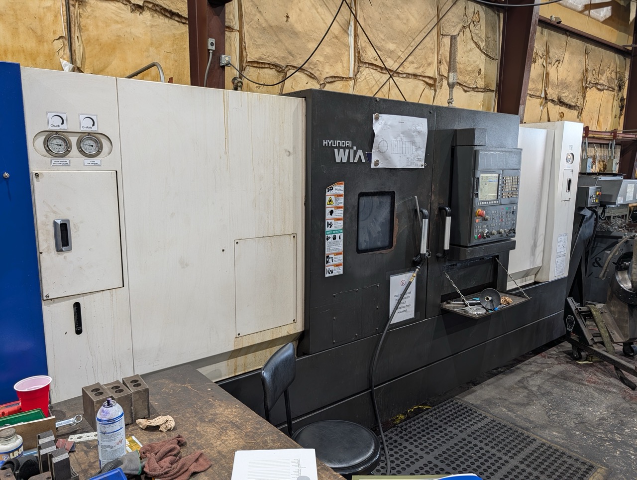 Hyundai Wia L300LMC CNC Lathe, 2018 - Live Tooling, Box Ways, Tailstock, C-Axis, Chip Conveyor - Image 14