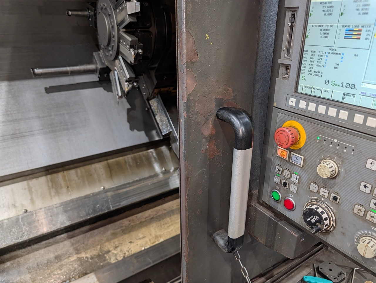 Hyundai Wia L300LMC CNC Lathe, 2018 - Live Tooling, Box Ways, Tailstock, C-Axis, Chip Conveyor - Image 30