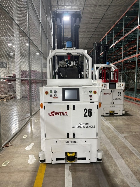 (x33) Egemin CBV 7607 LX Automated Guided Forklifts AGV, 5,300 LB Capacity, 300" Lift, 48V- Varying Hours - Image 2