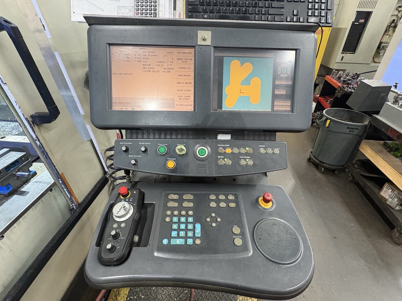 Hurco VMX-50 VMC, 2012 - WinMax Software, Chip Conveyor, Under Power - Image 22