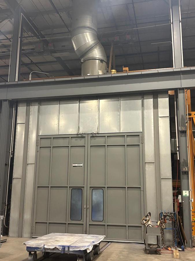 ABS Blast Room & GFS Paint Booth Package, 2019 - 16'W x 14'H x 18'D Blast Booth, Complete Finishing System - Image 2