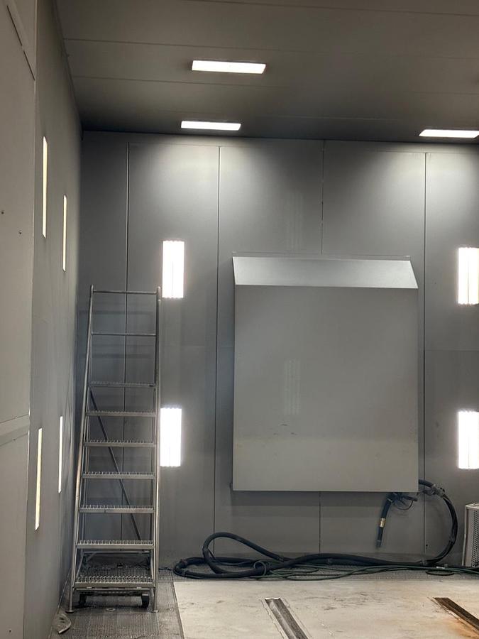ABS Blast Room & GFS Paint Booth Package, 2019 - 16'W x 14'H x 18'D Blast Booth, Complete Finishing System - Image 3