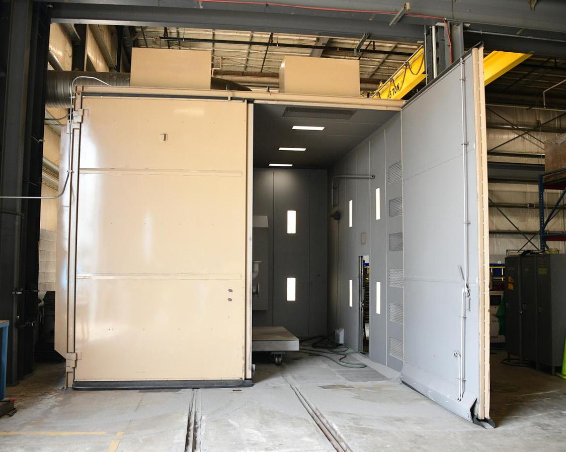ABS Blast Room & GFS Paint Booth Package, 2019 - 16'W x 14'H x 18'D Blast Booth, Complete Finishing System - Image 8