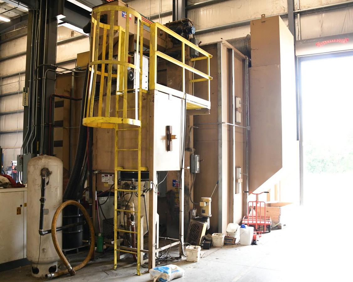 ABS Blast Room & GFS Paint Booth Package, 2019 - 16'W x 14'H x 18'D Blast Booth, Complete Finishing System - Image 10