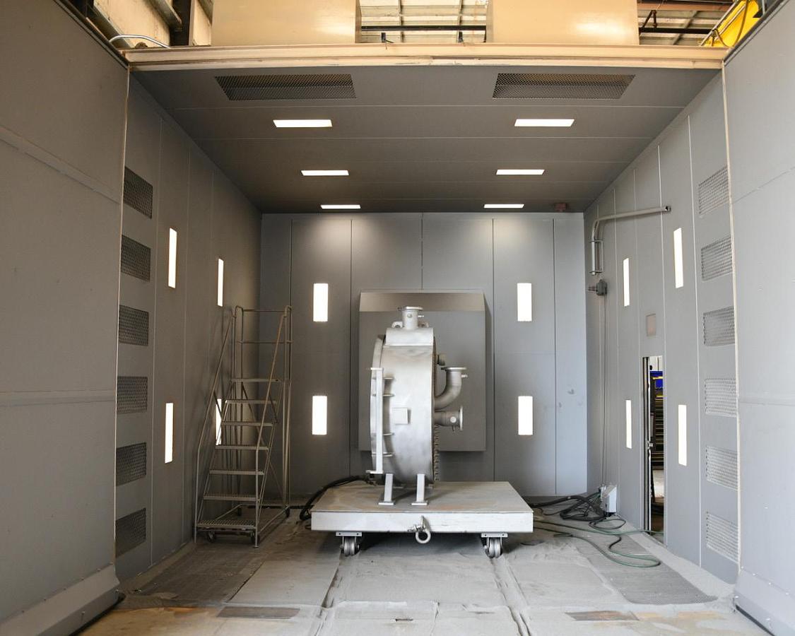 ABS Blast Room & GFS Paint Booth Package, 2019 - 16'W x 14'H x 18'D Blast Booth, Complete Finishing System - Image 11