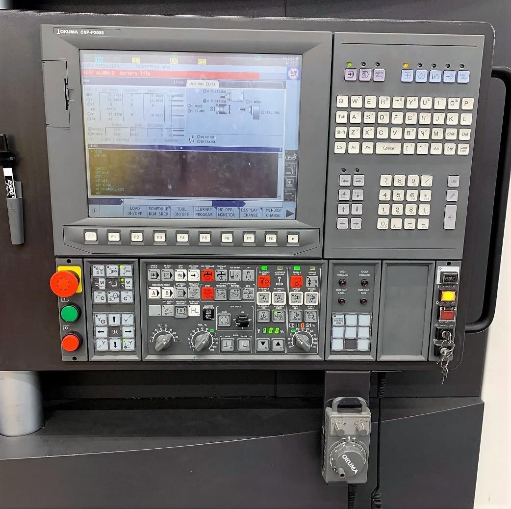 Okuma MULTUS B300II CNC Multitasking Turning Center, 2014 - 40 Tool ATC, 10,000 RPM Milling Spindle, Y-Axis, Low Hours - Image 8