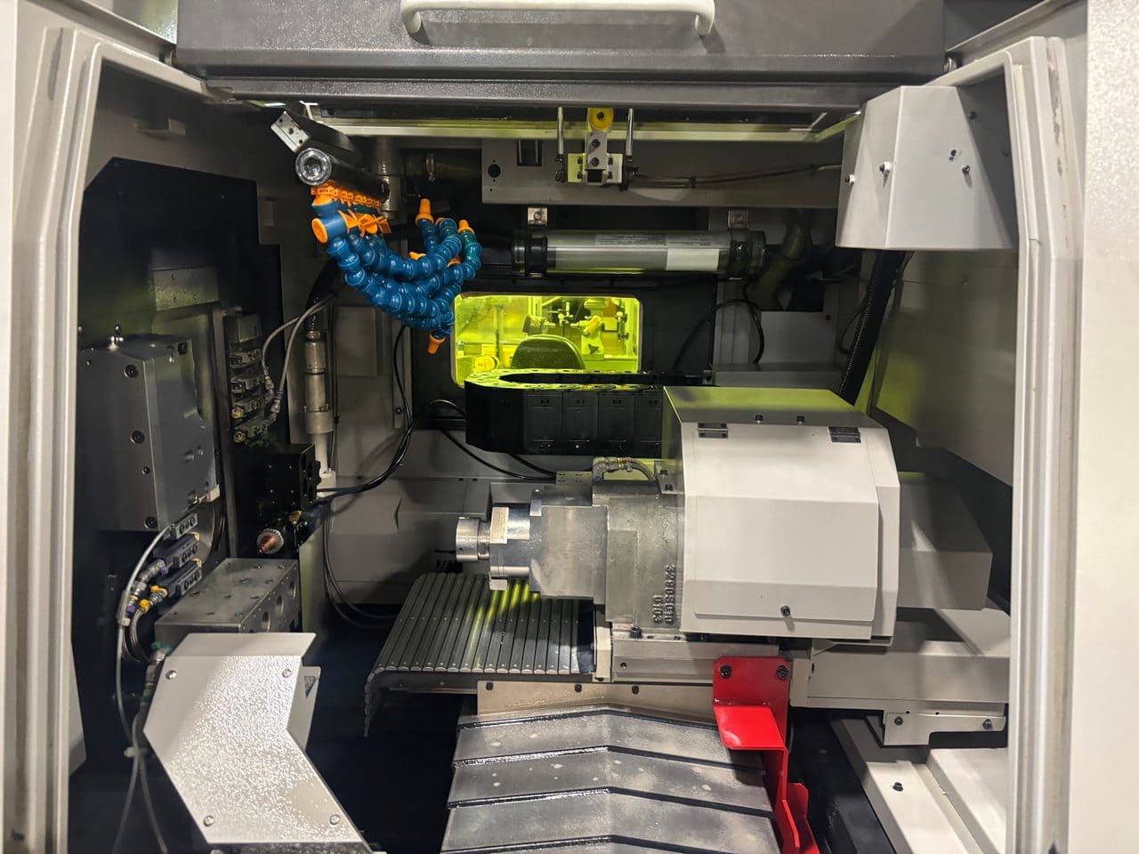 Tsugami B0325B-II CNC Swiss Lathe, 2019 - 400 Watt LaserSwiss Fiber Laser Integration System, Bar Feeder, Low Hours