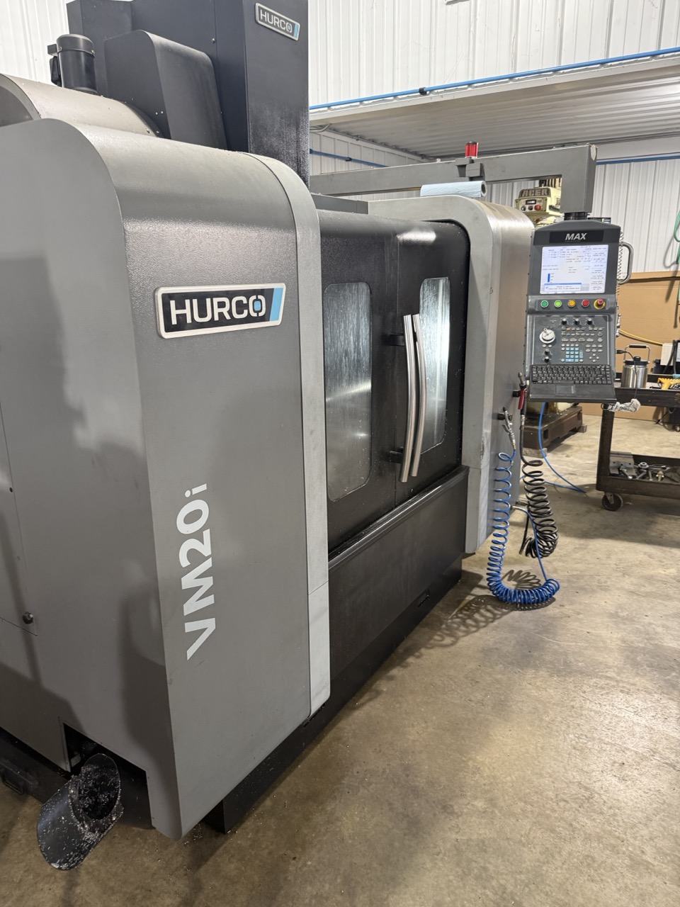 Hurco VM-20i VMC, 2014 - WinMax CNC Software, Chip Auger