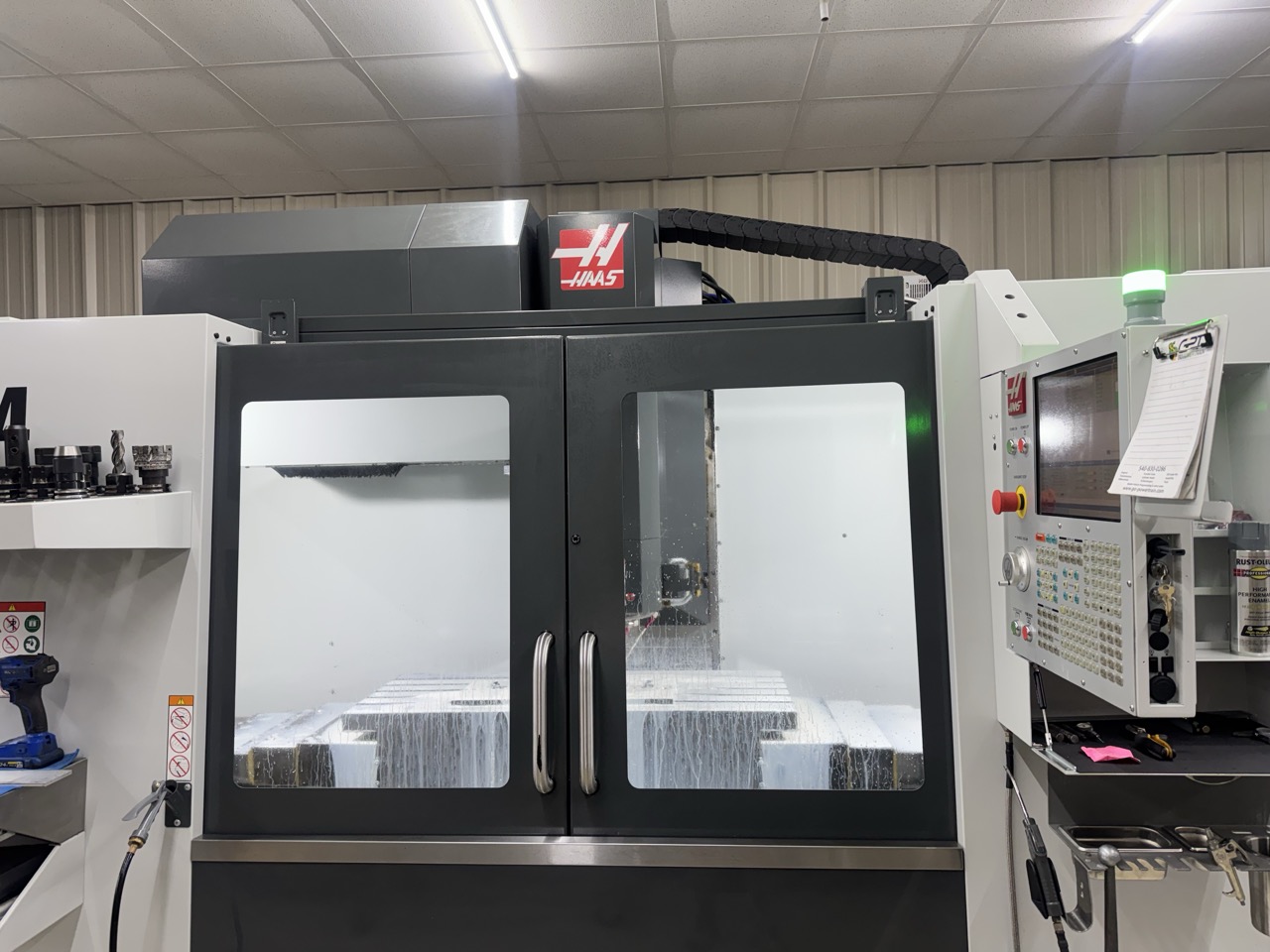 Haas VF-4 VMC, 2024 - 4th Axis Ready, Rigid Tap, High Speed Machining, Chip Auger