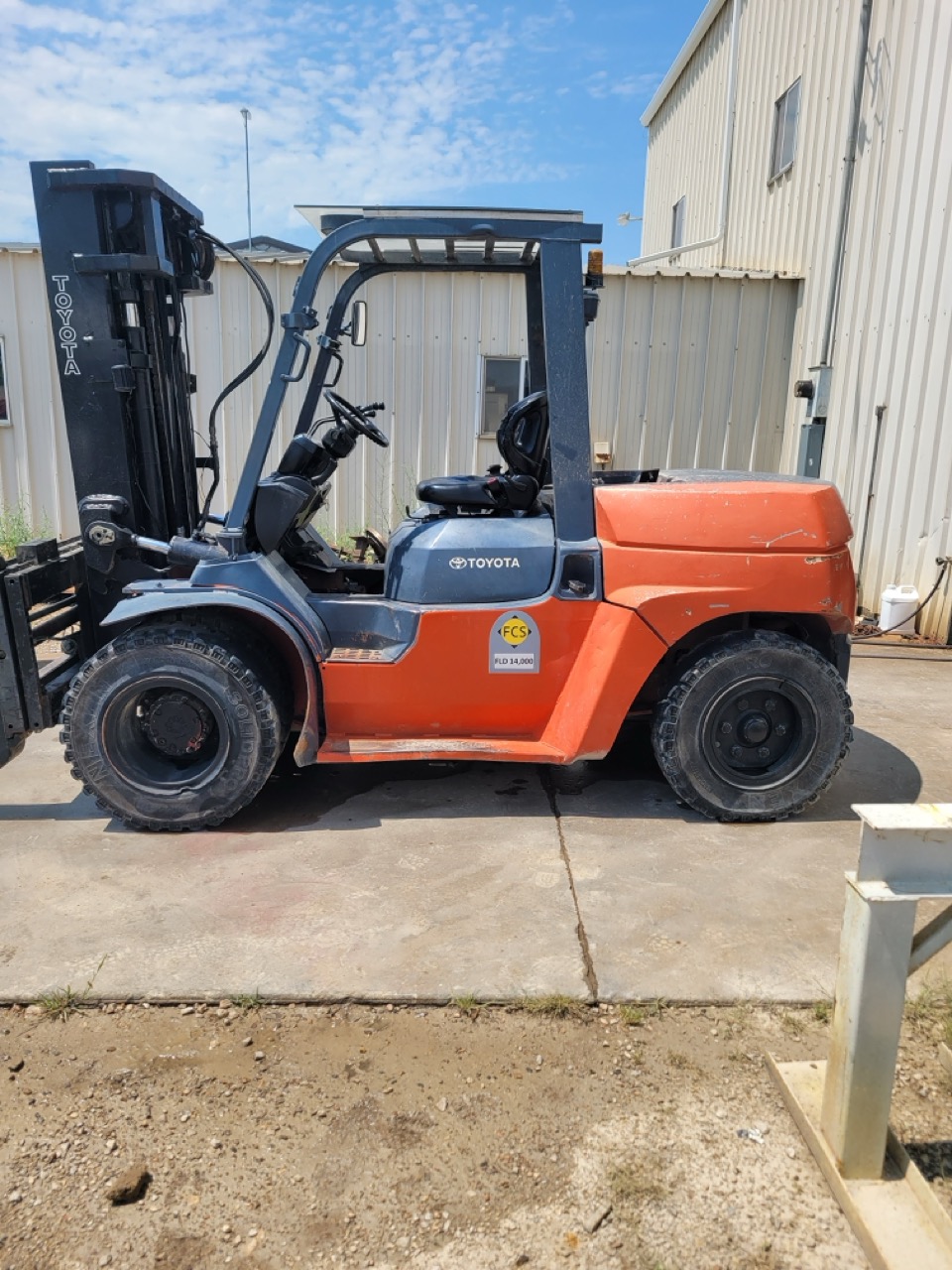 Toyota 8FDU70 Diesel Forklift, 2007