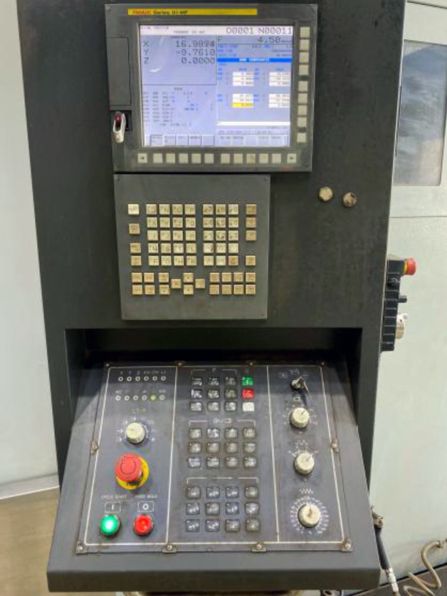 Ganesh VFM-10039 Express Heavy Duty VMC, 2017 - Fanuc, TSC, High Torque, 50 Taper, Chip Conveyor - Image 3