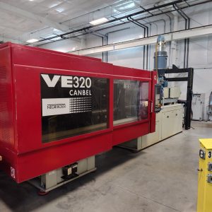 Negri Bossi VE320 All-Electric Injection Molding Machine, 2010 – 70 mm Screw, CANbus Control