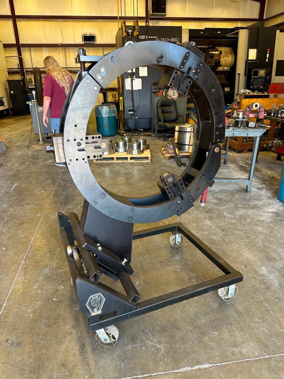 Hwacheon Hi-Tech 850L CNC Lathe, 2013 - 32" Chuck, Schmidt Steady Rest, Tailstock, Chip Conveyor, Tool Presetter - Image 71