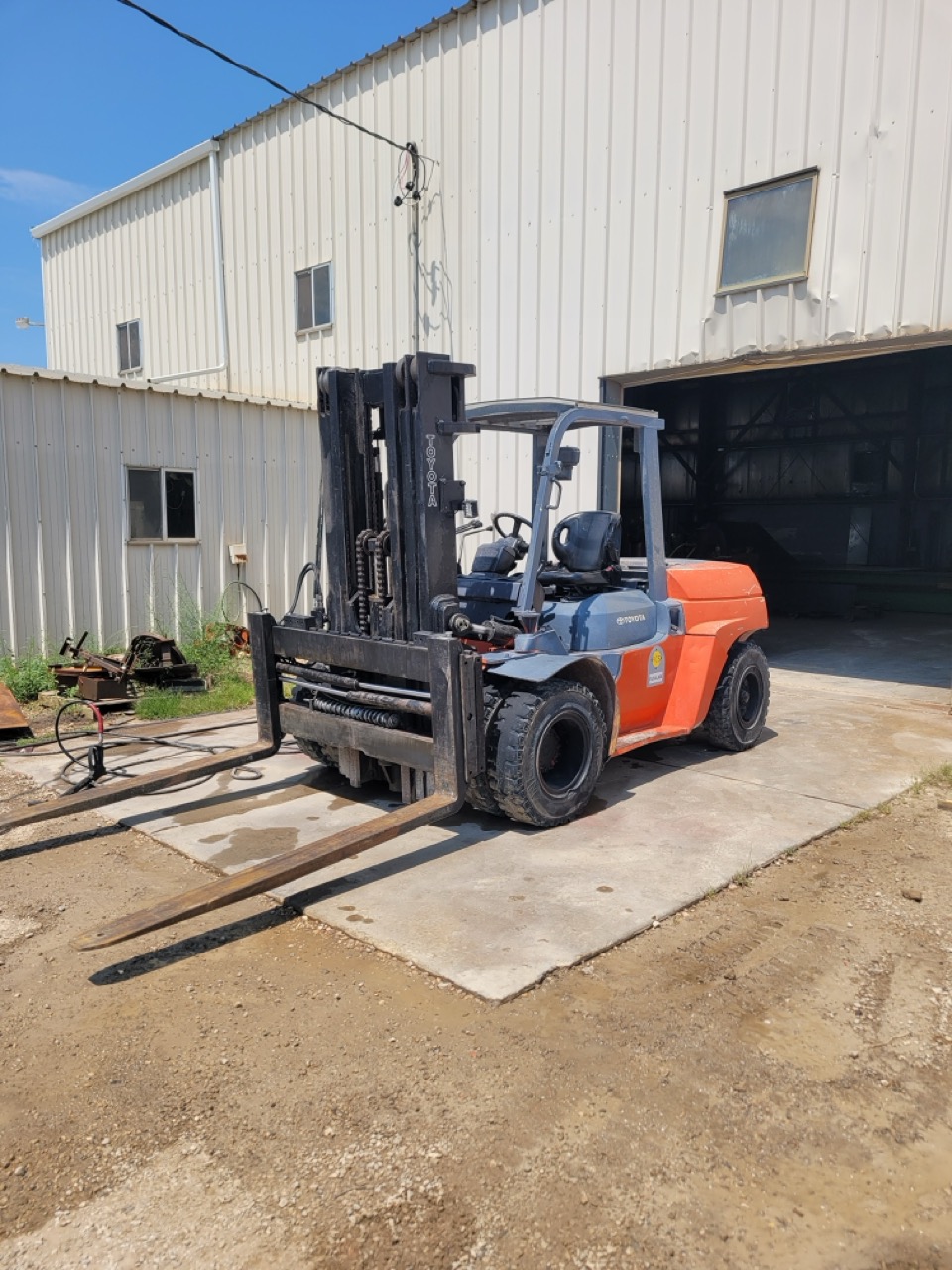 Toyota 8FDU70 Diesel Forklift, 2007 - Image 2