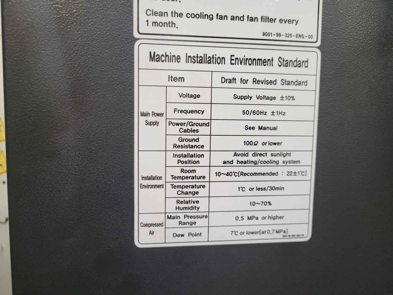Hyundai WIA KF5600 VMC, 2018 - Fanuc, High Pressure Coolant, Chiller, Conveyor, Low Hours - Image 13
