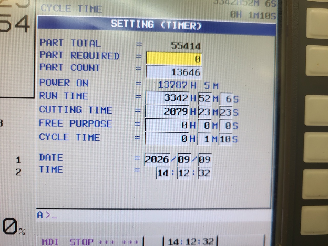 Hyundai WIA KF5600 VMC, 2018 - Fanuc, High Pressure Coolant, Chiller, Conveyor, Low Hours - Image 18