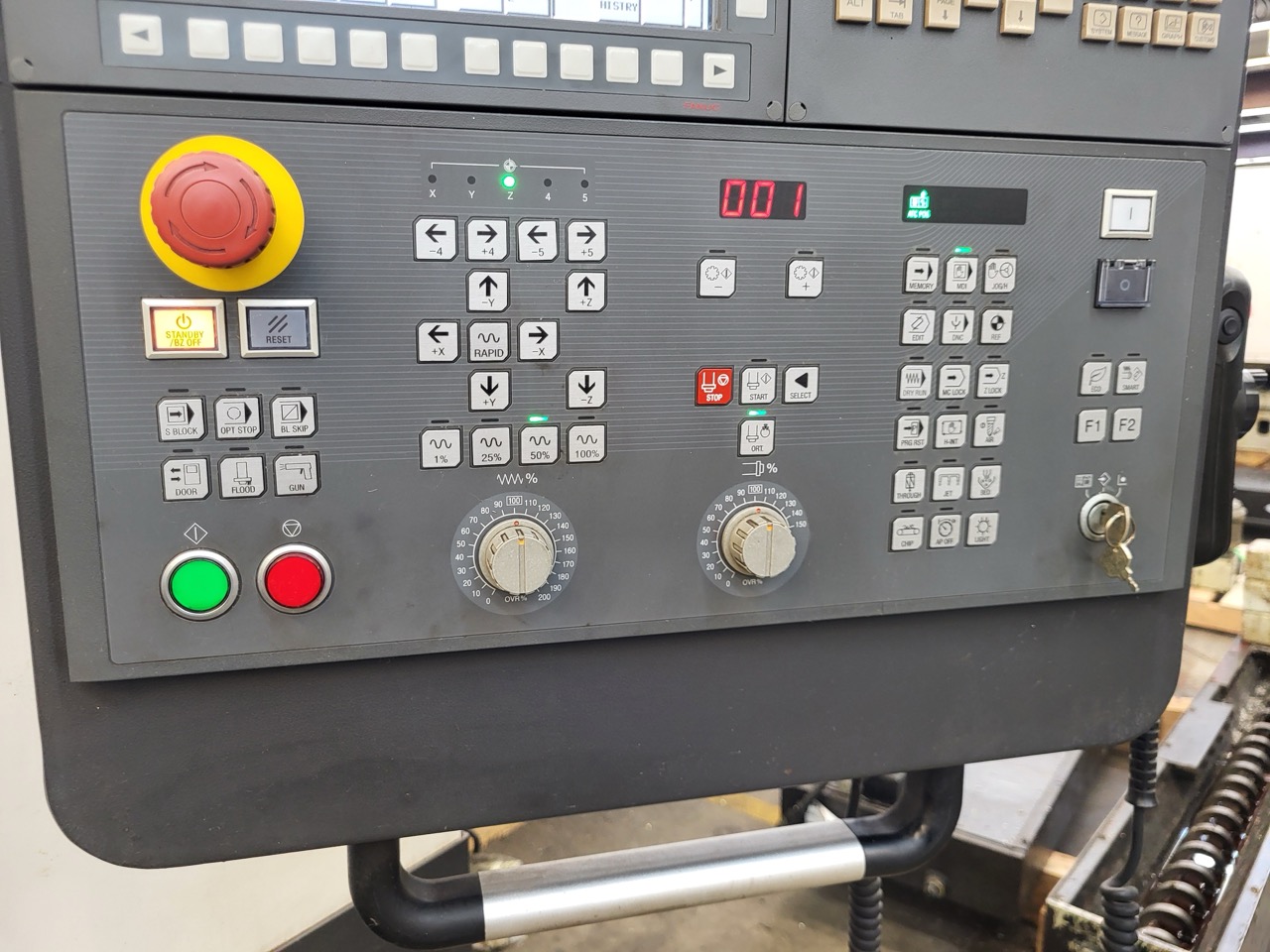 Hyundai WIA KF5600 VMC, 2018 - Fanuc, High Pressure Coolant, Chiller, Conveyor, Low Hours - Image 22