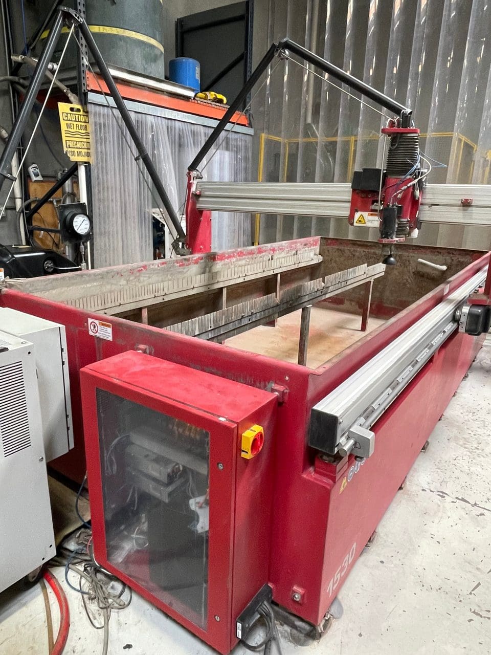 5' x 10' Omax 1530 CNC Waterjet, 2011 - 50,000 psi