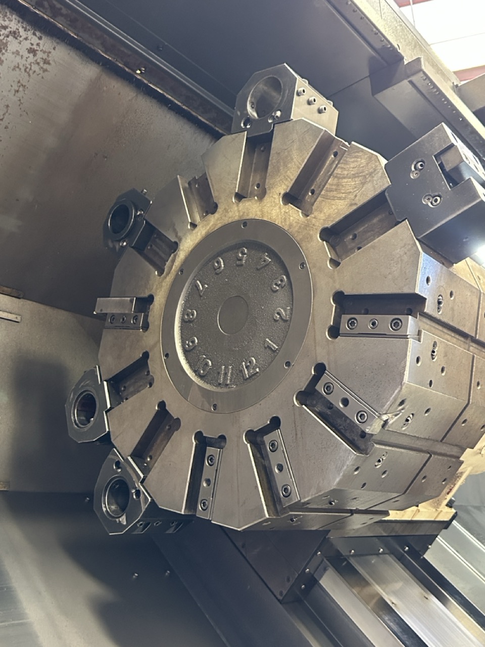Hwacheon Hi-Tech 850L CNC Lathe, 2013 - 32" Chuck, Tailstock, Chip Conveyor, Tool Presetter - Image 25