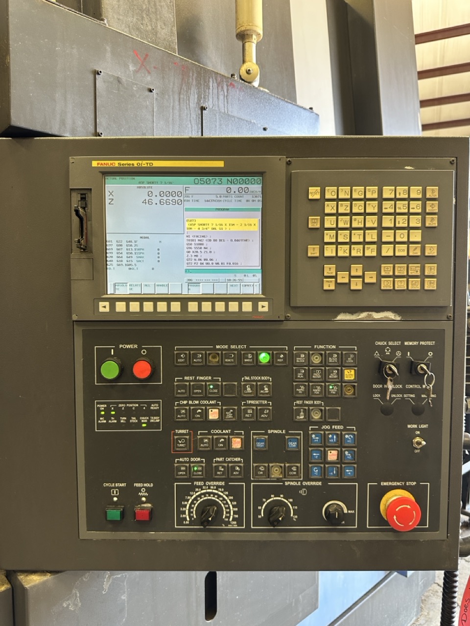 Hwacheon Hi-Tech 850L CNC Lathe, 2013 - 32" Chuck, Tailstock, Chip Conveyor, Tool Presetter - Image 34