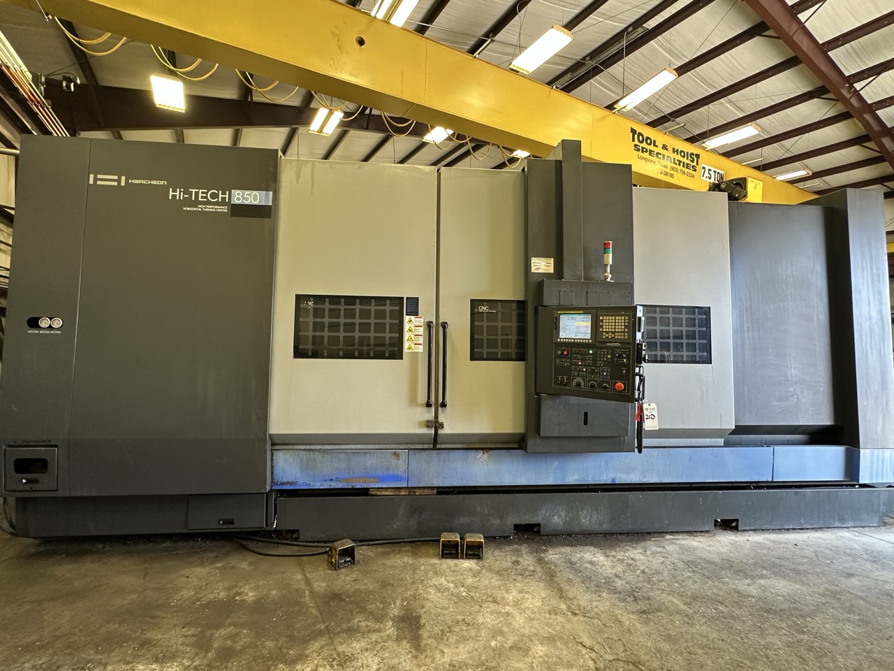 Hwacheon Hi-Tech 850L CNC Lathe, 2013 - 32" Chuck, Tailstock, Chip Conveyor, Tool Presetter - Image 42