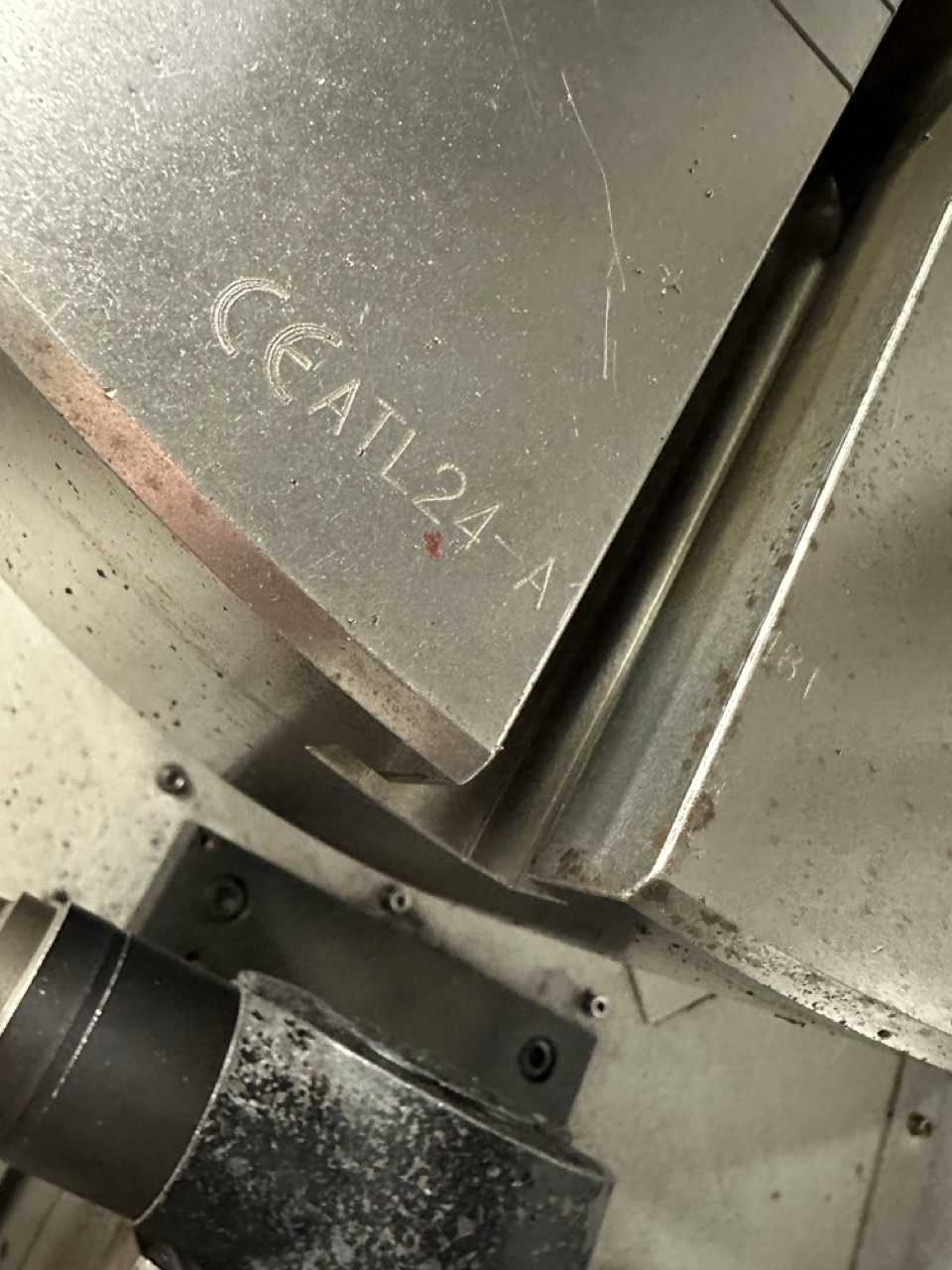 Hwacheon Hi-Tech 700 CNC Lathe, 2012 - 24" Chuck, Tailstock, Chip Conveyor, Tool Presetter - Image 20