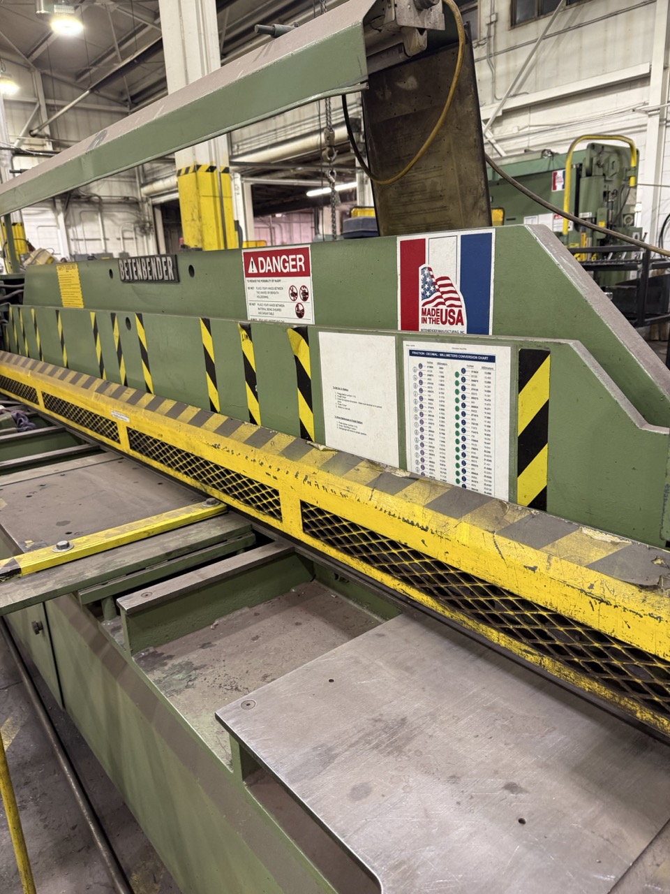 1/4" x 12' Betenbender 12-1/4 Hydraulic Power Shear, 2007 - Adjustable Blade Gap, Powered Back Gauge - Image 3