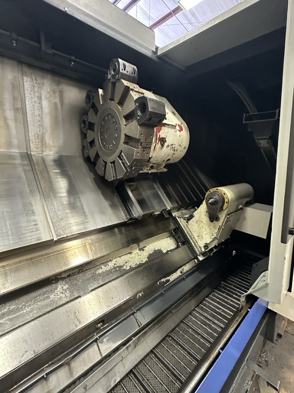 Hwacheon Hi-Tech 700 CNC Lathe, 2012 - 24" Chuck, Tailstock, Chip Conveyor, Tool Presetter - Image 23