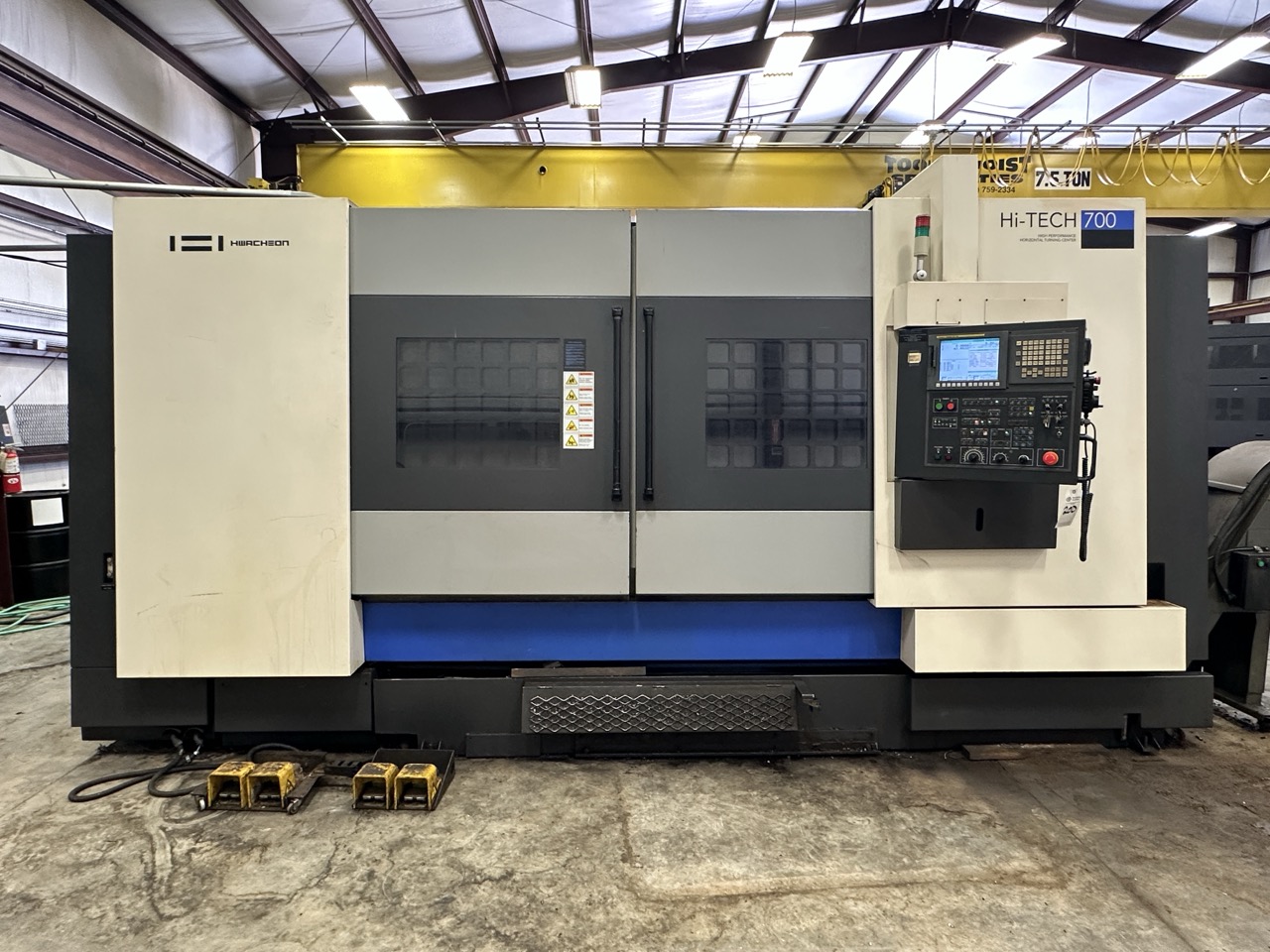 Hwacheon Hi-Tech 700 CNC Lathe, 2012 - 24" Chuck, Tailstock, Chip Conveyor, Tool Presetter - Image 26