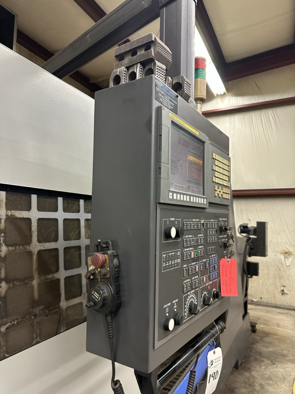 Hwacheon Hi-Tech 550B CNC Lathe, 2013 - 18" Chuck, Tailstock, Chip Conveyor, Tool Presetter - Image 22
