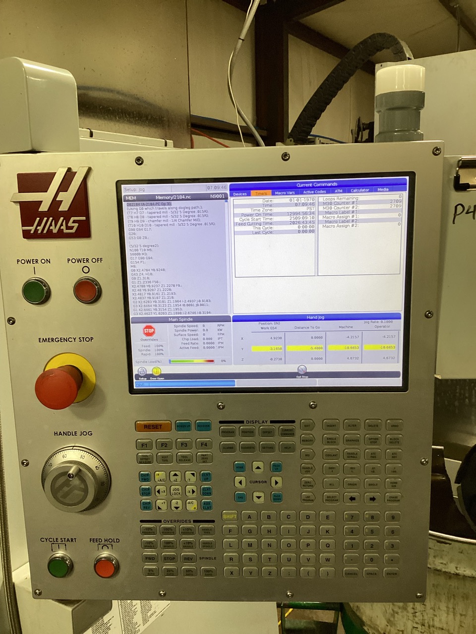 Haas, TM-1P Tool Room Mill, 2020 - Flood Coolant, Tooling Included, 2030 Cut Hours - Image 32