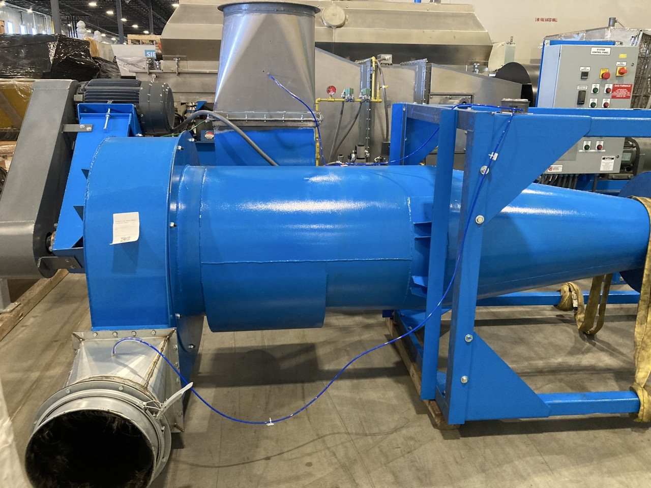 Witte Company Stainless Steel Vibrating Fluid Bed Dryer / Cooler System with Blowers, Heater & Controls, 2024 - Image 5