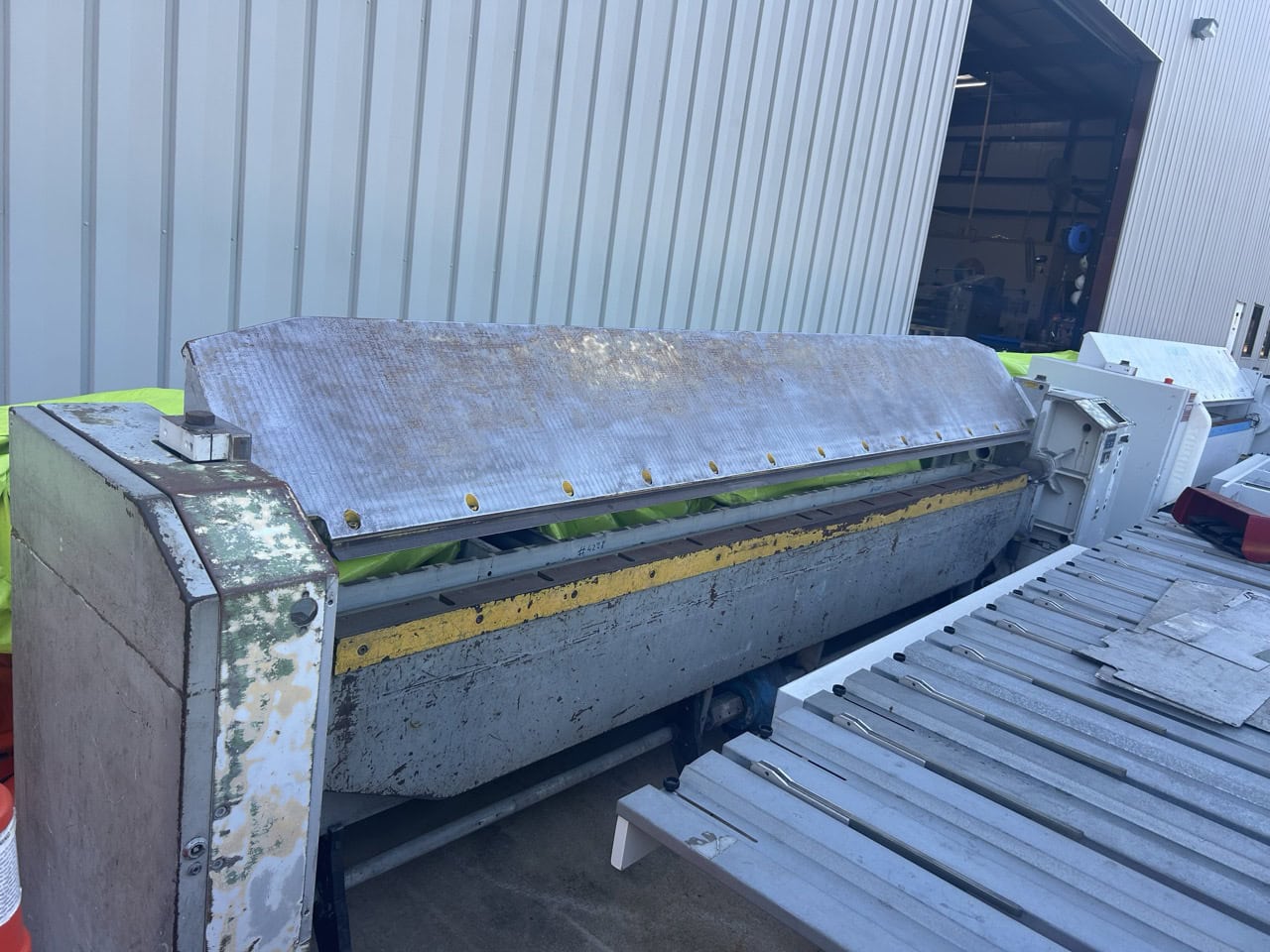 16 Gauge x 10' Schechtl MAX3100 Folder, 2005 - Blasted, No Control, New Upper Tooling – Needs Control Upgrade