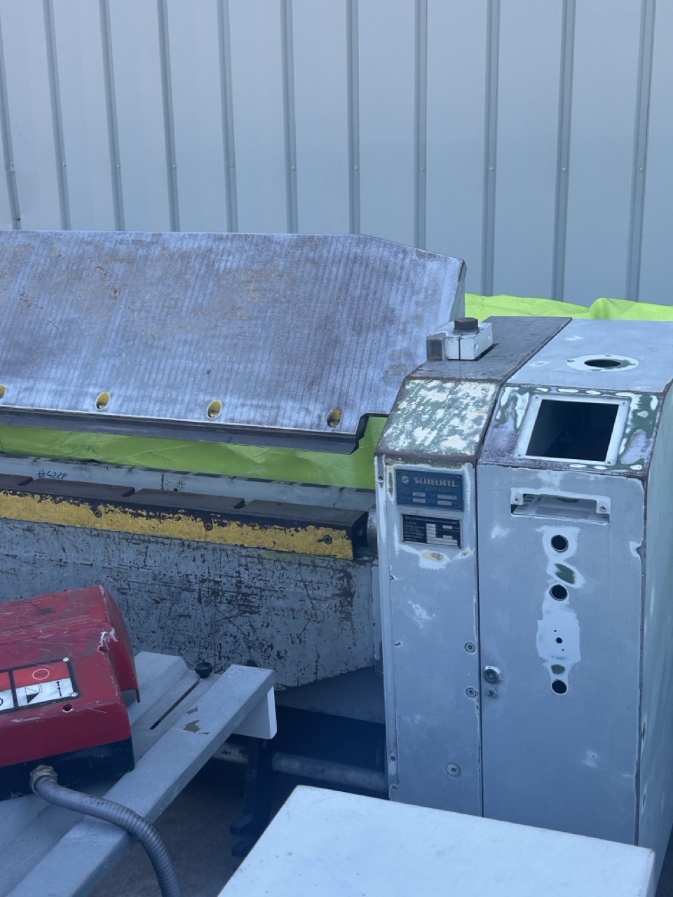 16 Gauge x 10' Schechtl MAX3100 Folder, 2005 - Blasted, No Control, New Upper Tooling – Needs Control Upgrade - Image 3