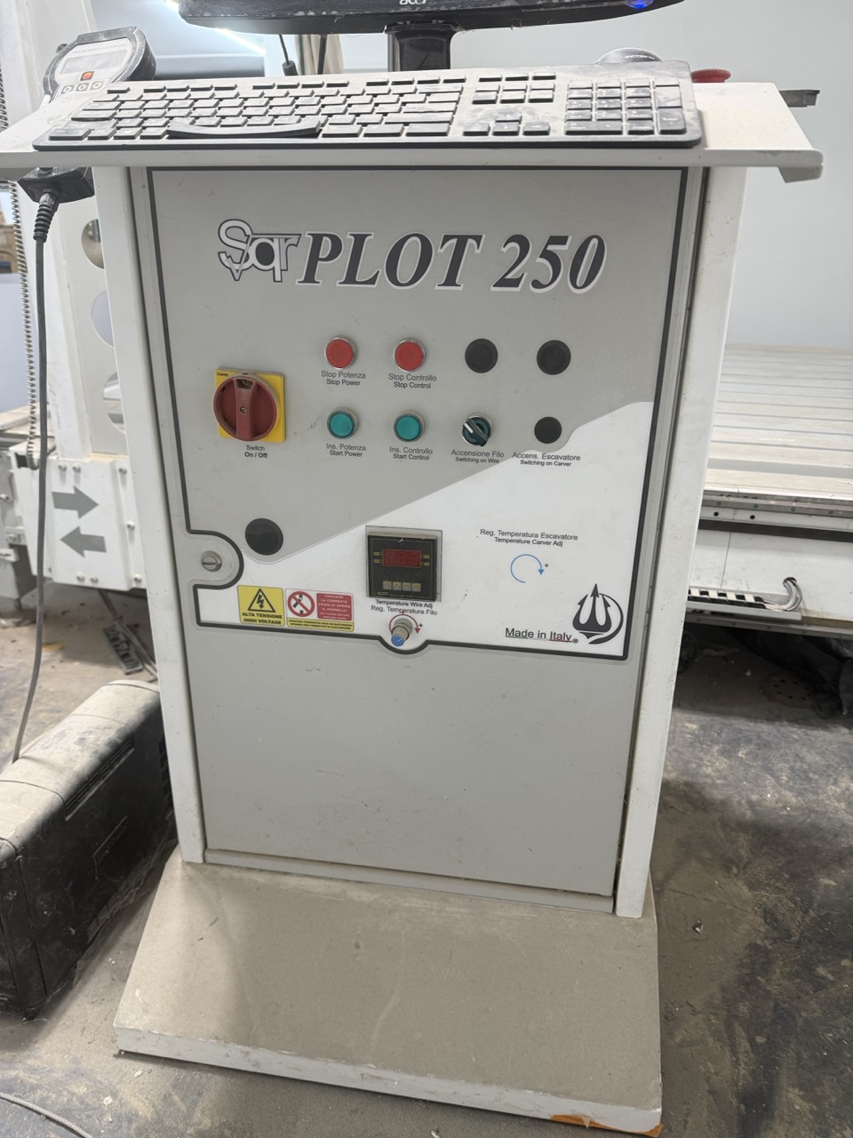 Nettuno Plot 250 4-Axis CNC Hot Wire Cutting System, 2019 – Vertical Turntable - Image 2