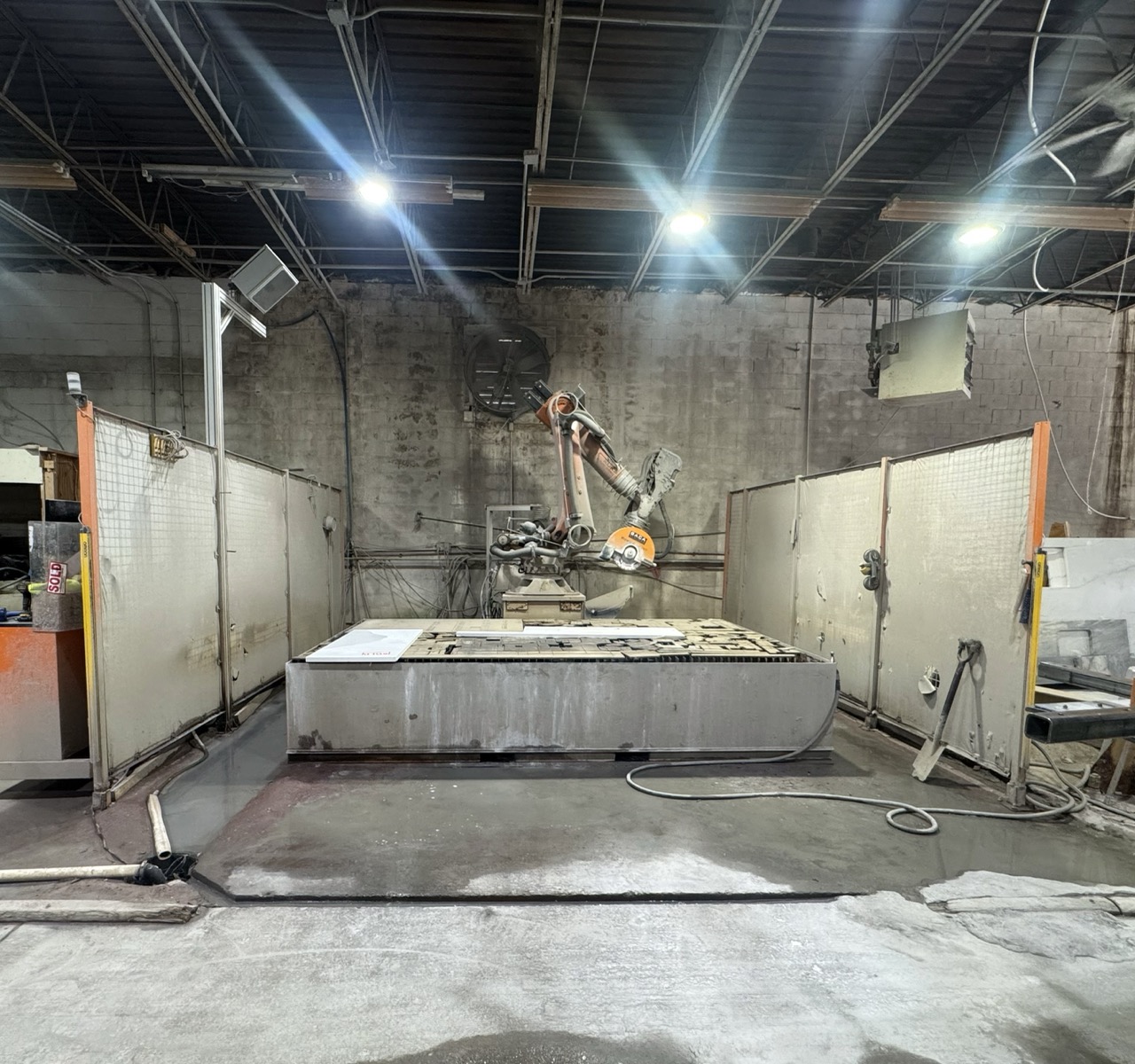 90" x 144" BACA Systems Robo SawJet RS201 Waterjet, 2018 - Laser Measuring & Vacuum Lifter