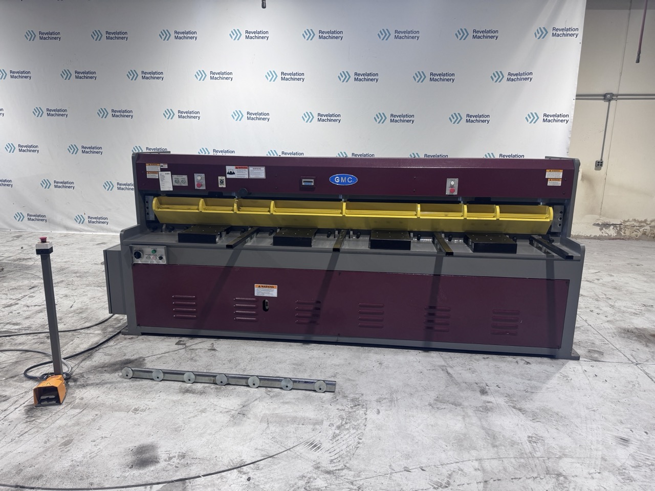 GMC Machinery HS-1010E 10' x 10-Gauge Heavy Duty Hydraulic Metal Shear, 2025 - w/ 36" Power Back Gauge