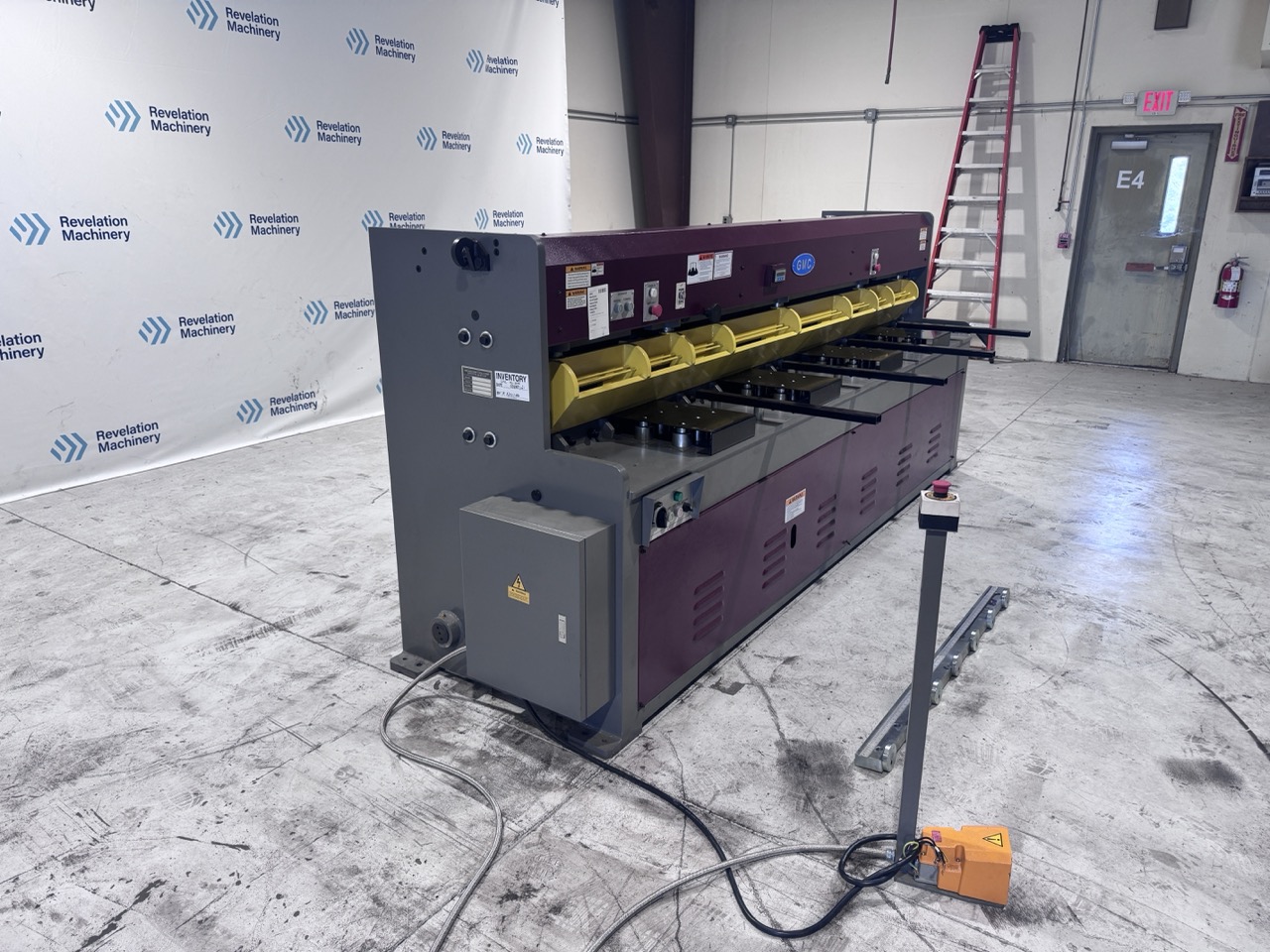 GMC Machinery HS-1010E 10' x 10-Gauge Heavy Duty Hydraulic Metal Shear, 2025 - w/ 36" Power Back Gauge - Image 2