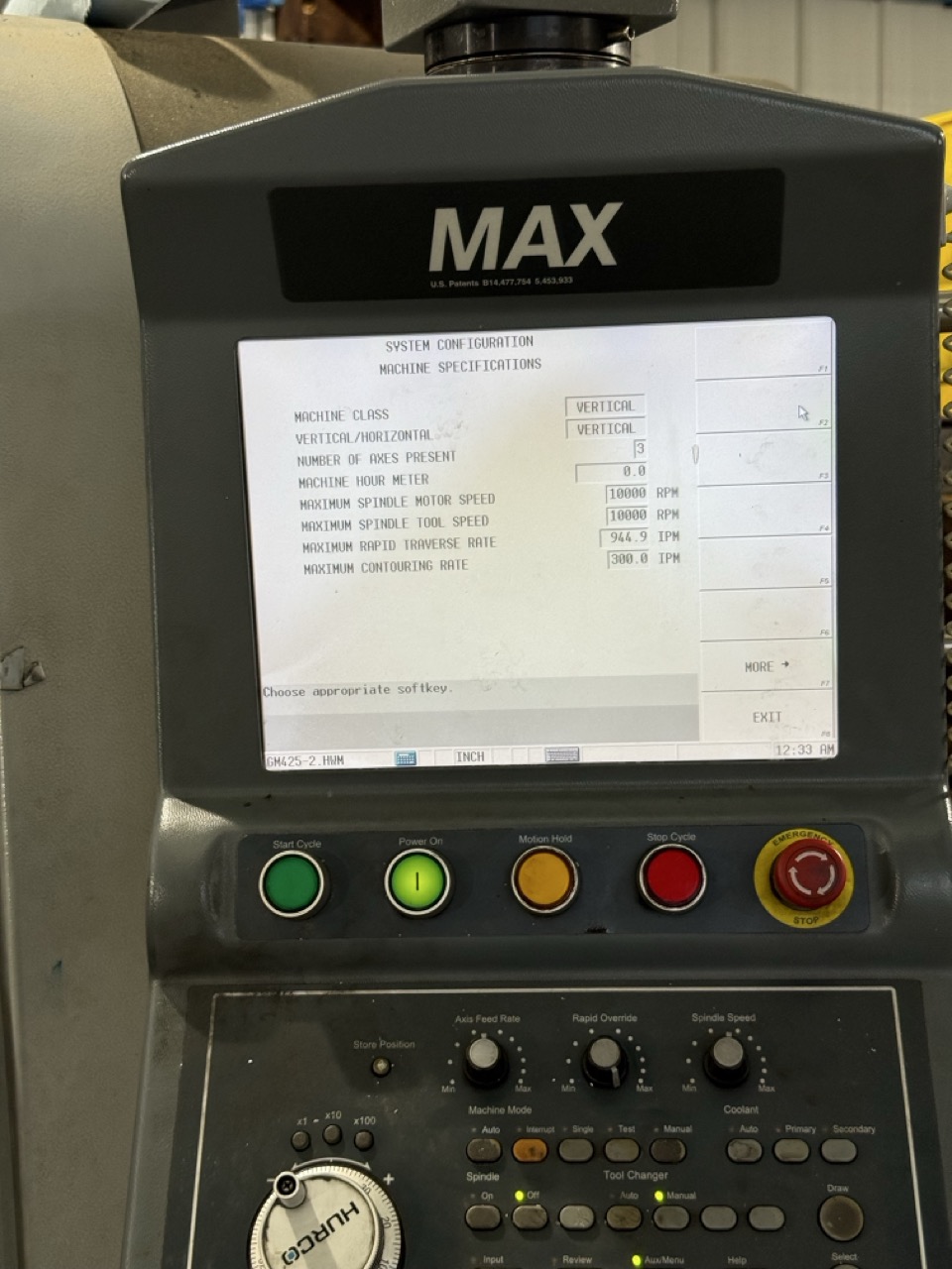 Hurco VM-20i VMC, 2014 - WinMax CNC Software, Chip Auger - Image 6