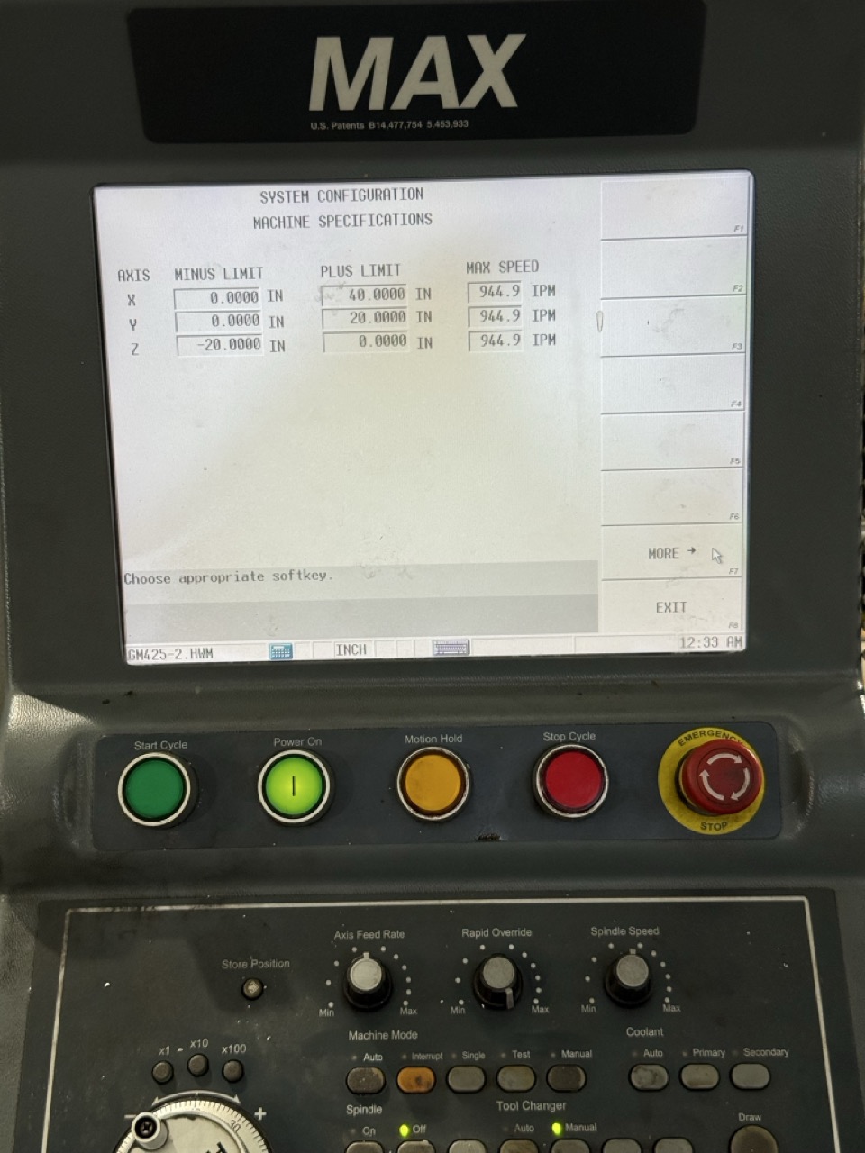Hurco VM-20i VMC, 2014 - WinMax CNC Software, Chip Auger - Image 7