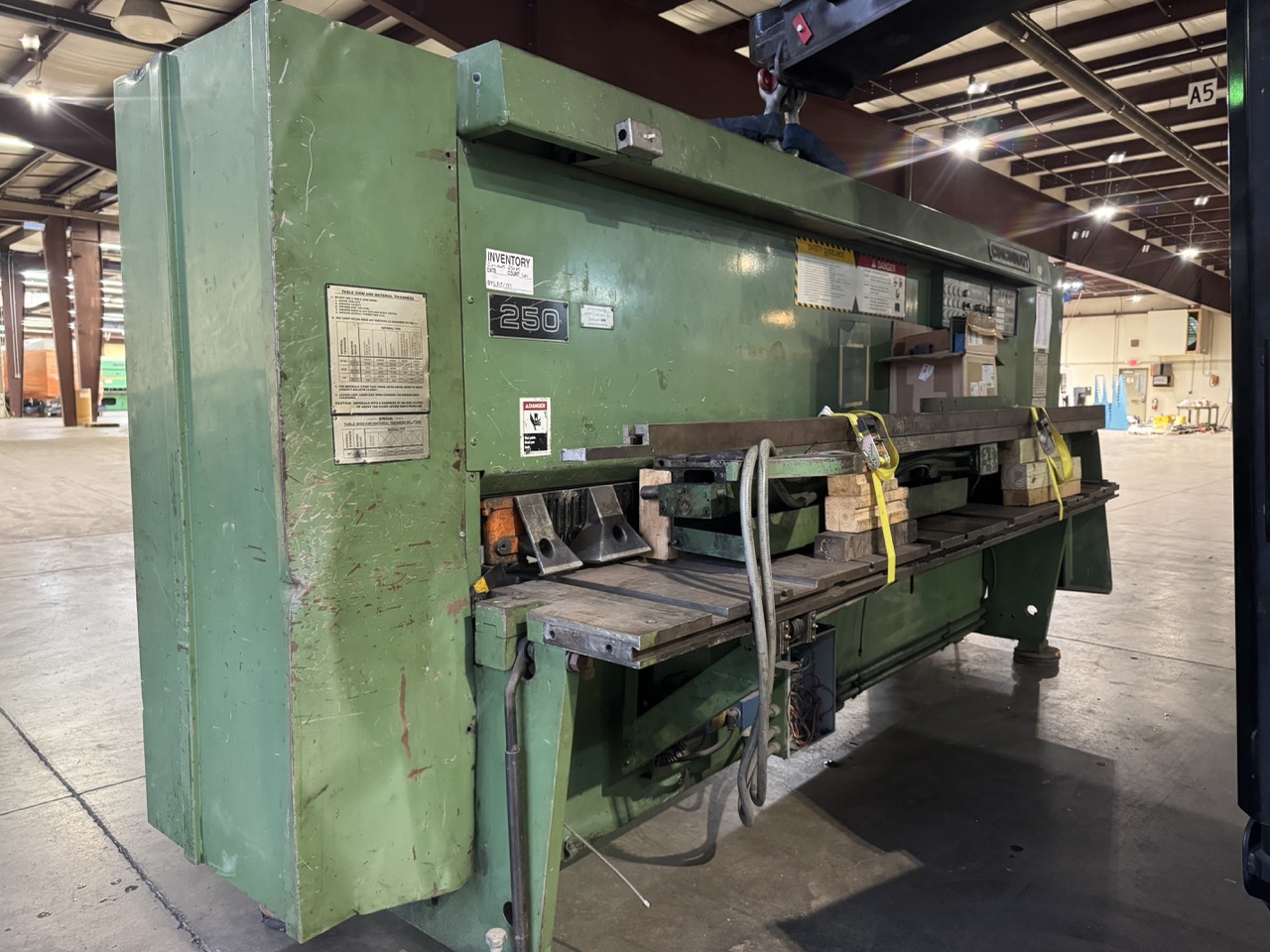 1/4" x 10' Cincinnati 250HSX10 Shear, 2000 - Image 7