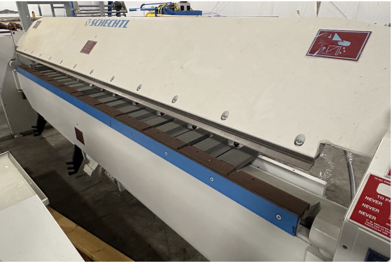 16 Gauge x 10′ Schechtl MAX3100 Folder, 2003 – Sigmatek Control, New Tooling, Painted, New Decals