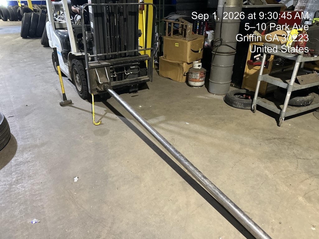 UniCarriers PF50LP 5,000 LB LPG Pneumatic Forklift, 2023 – 3-Stage Mast, Side Shift - Image 3