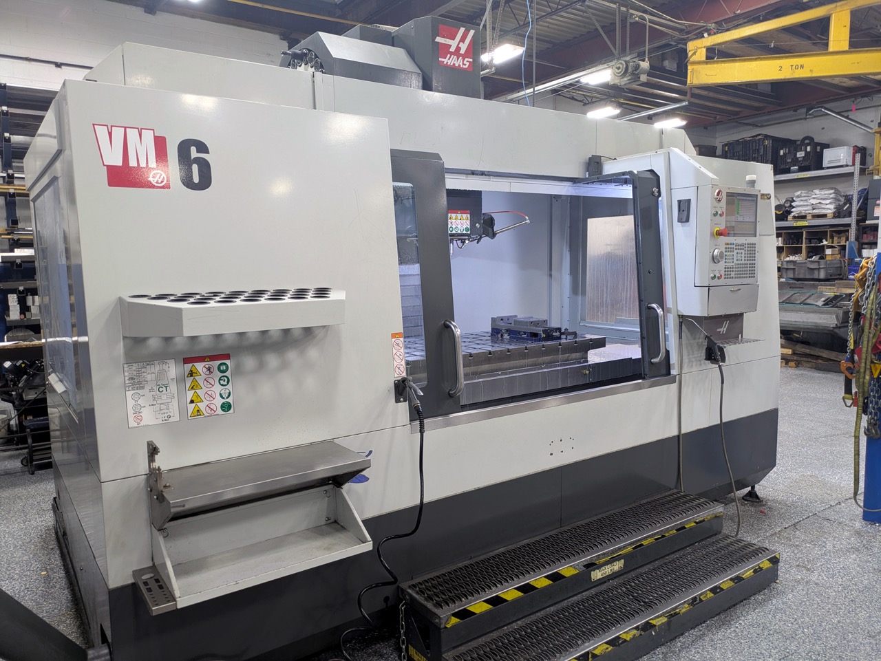 Haas VM-6 VMC, 2018 – 12K Spindle, Rigid Tapping, High Speed Machining
