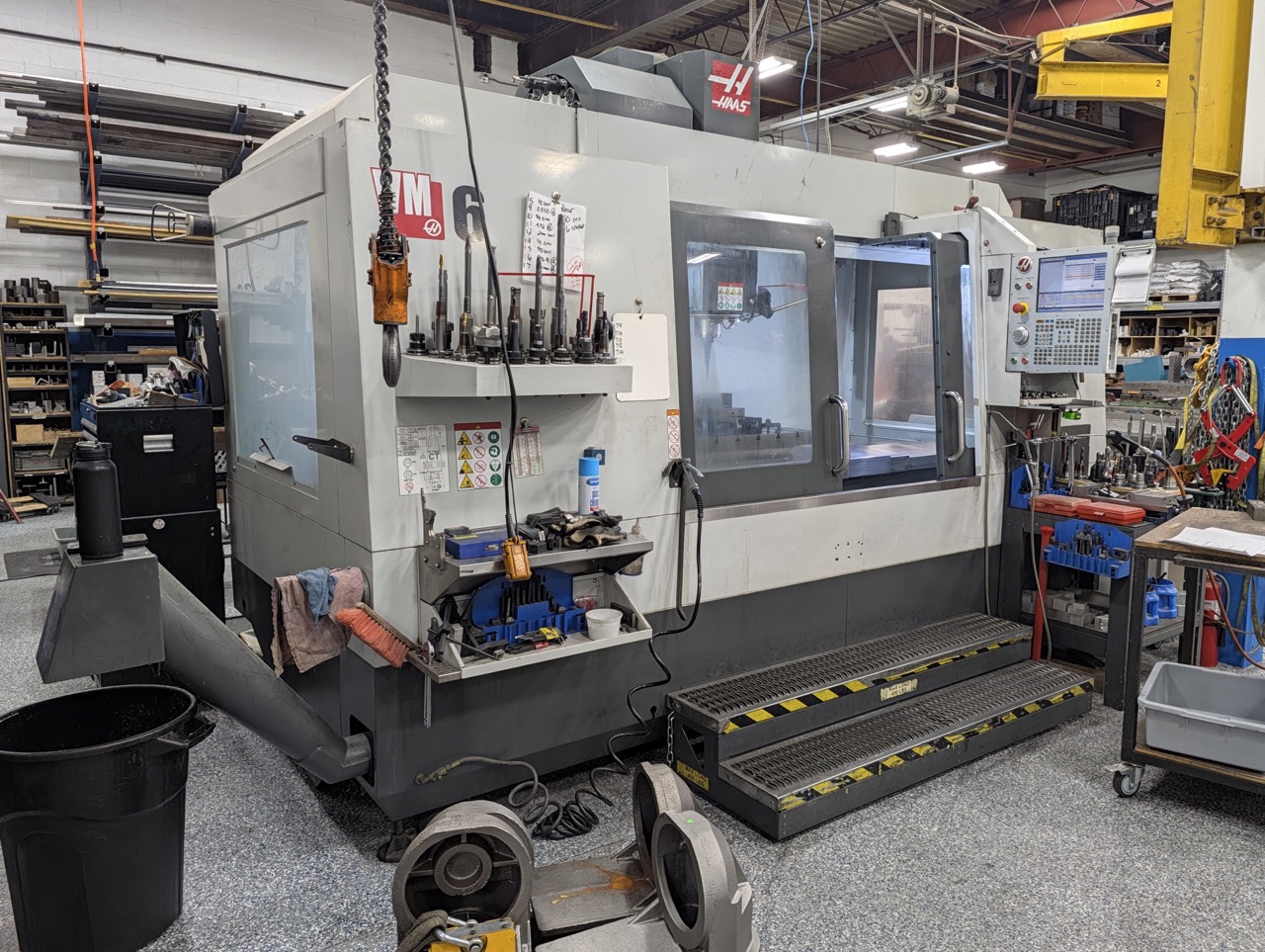 Haas VM-6 VMC, 2018 - 12K Spindle, Rigid Tapping, High Speed Machining - Image 9